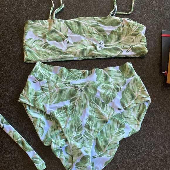 Skatie Swim Skatie Tropical Leaf Bikini Poshmark